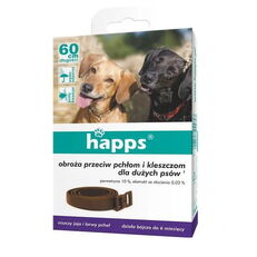 Collier anti-puces et antitiques pour grands chiens, HAPPS